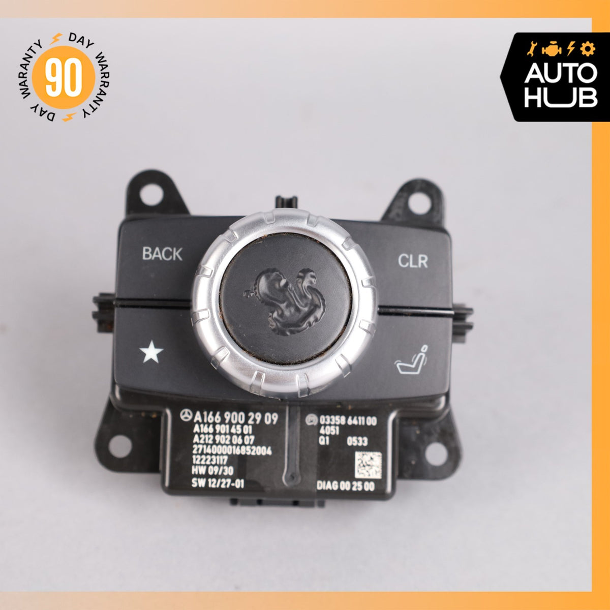Mercedes X166 GL550 Console Head Unit Controller Knob Multi Switch OEM - photo 2