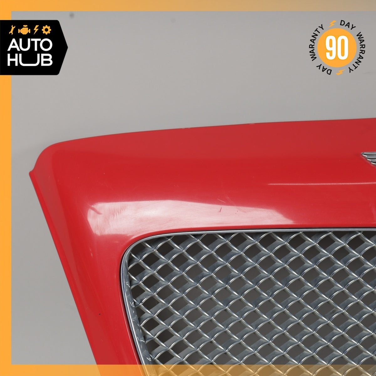 Bentley Continental GT Flying Spur Hood Radiator Grille Grill Red OEM - photo 2