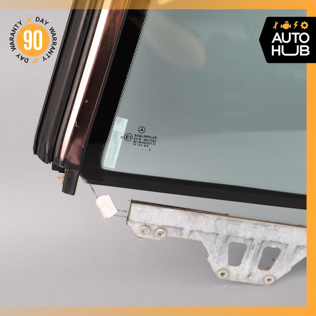 93-99 Mercedes W140 CL600 S600 Coupe Rear Left Side Quarter Window Glass OEM - photo 4