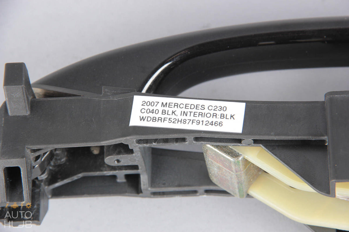 05-07 Mercedes W203 C230 C320 C350 Rear Left Exterior Door Handle Black OEM - photo 10