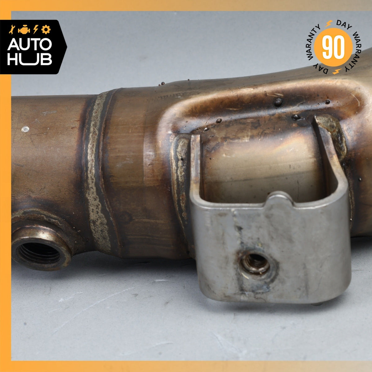 Mercedes X164 GL350 CDI Engine Front Exhaust Downpipe 1644920301 OEM - photo 7
