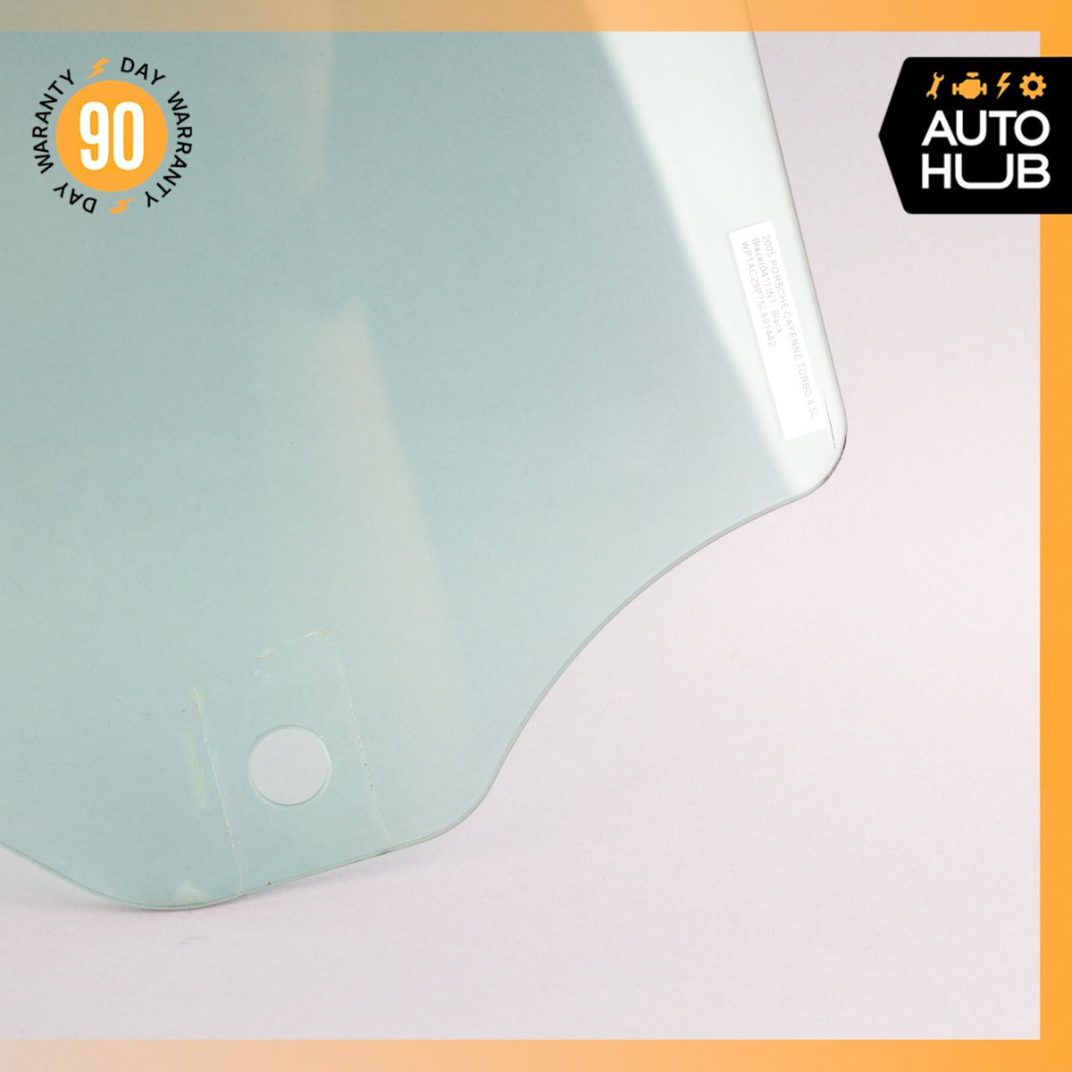 03-10 Porsche Cayenne 955 Turbo Front Left Side Door Window Glass OEM - photo 15