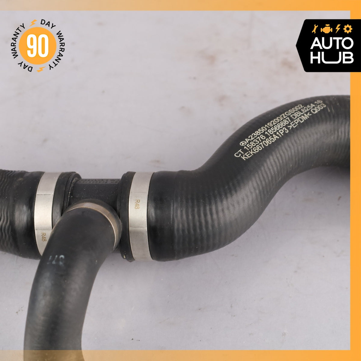 Mercedes W213 E350 Radiator Coolant Hose Pipe Line OEM 58k - photo 4