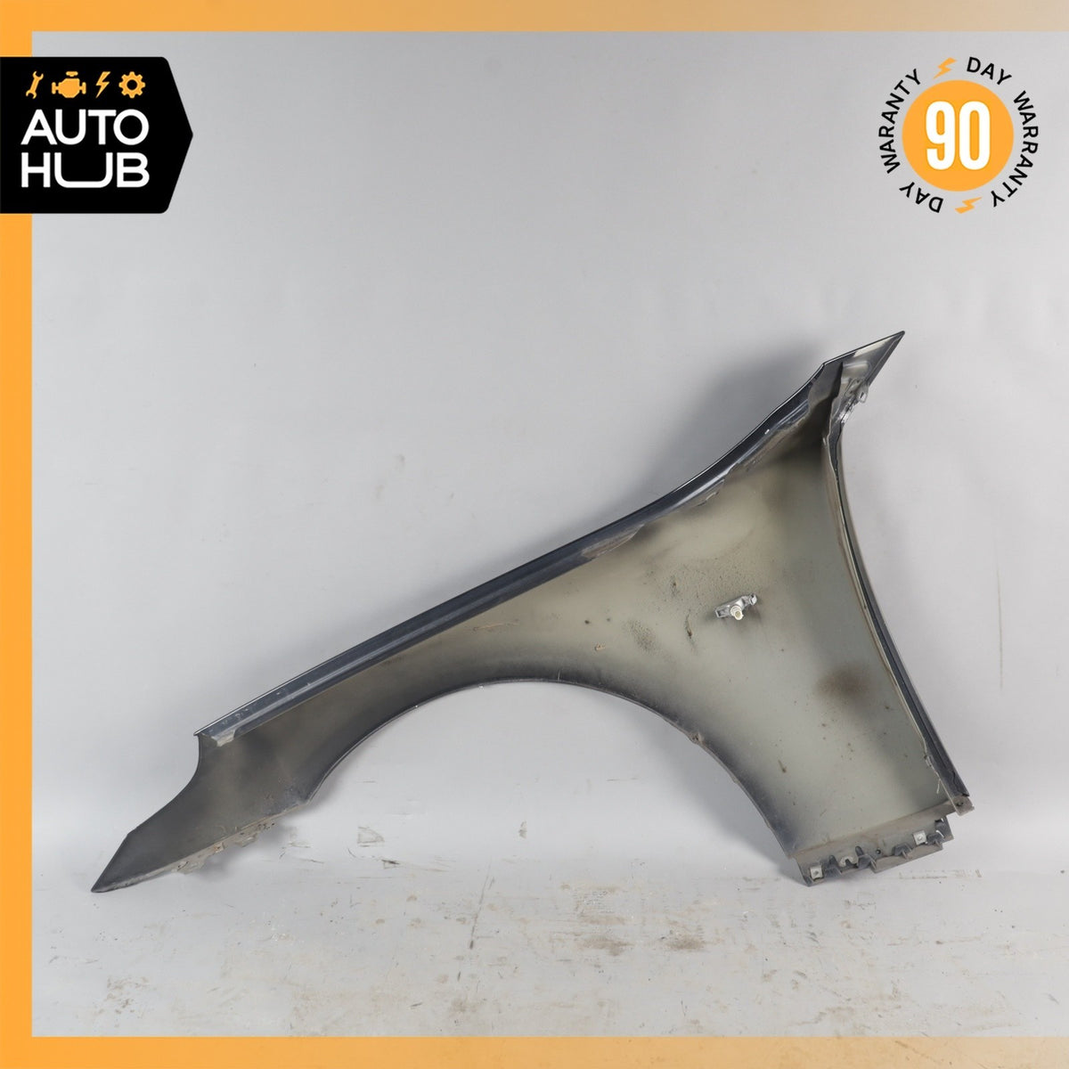 04-10 BMW E60 550i 528i Front Right Passenger Side Fender Panel Black OEM - photo 13