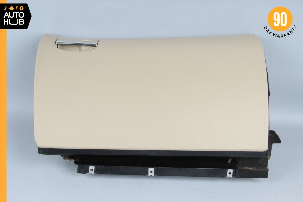 06-13 Mercedes W251 R350 R500 Dashboard Glove Box Storage Compartment Beige OEM - photo 8
