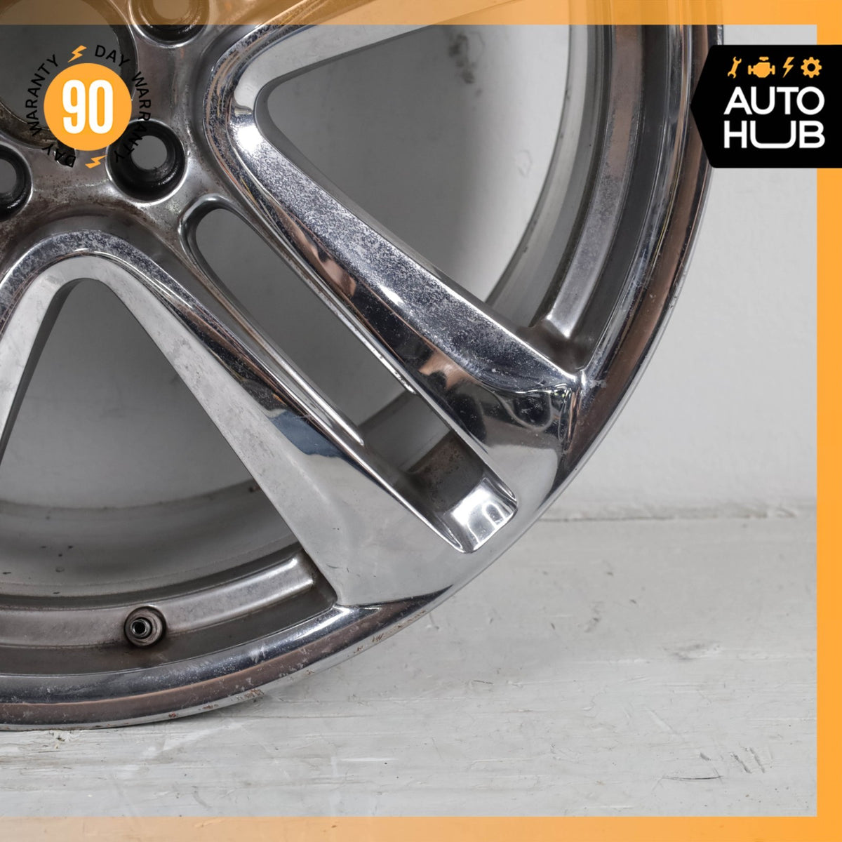 Bentley Continental GT GTC 9.5 x 20 20" Wheel Rim Chrome 3W0601025DC OEM - photo 4
