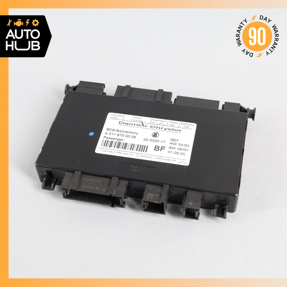 03-12 Mercedes W211 E55 AMG E550 Front Right Seat Control Module 2118705026 OEM - photo 1