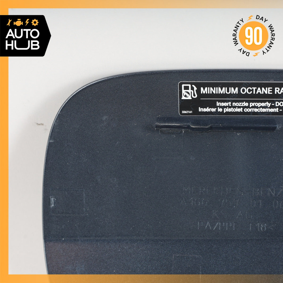 13-19 Mercedes X166 GL350 GL550 Fuel Gas Filler Lid Door Black OEM - photo 7