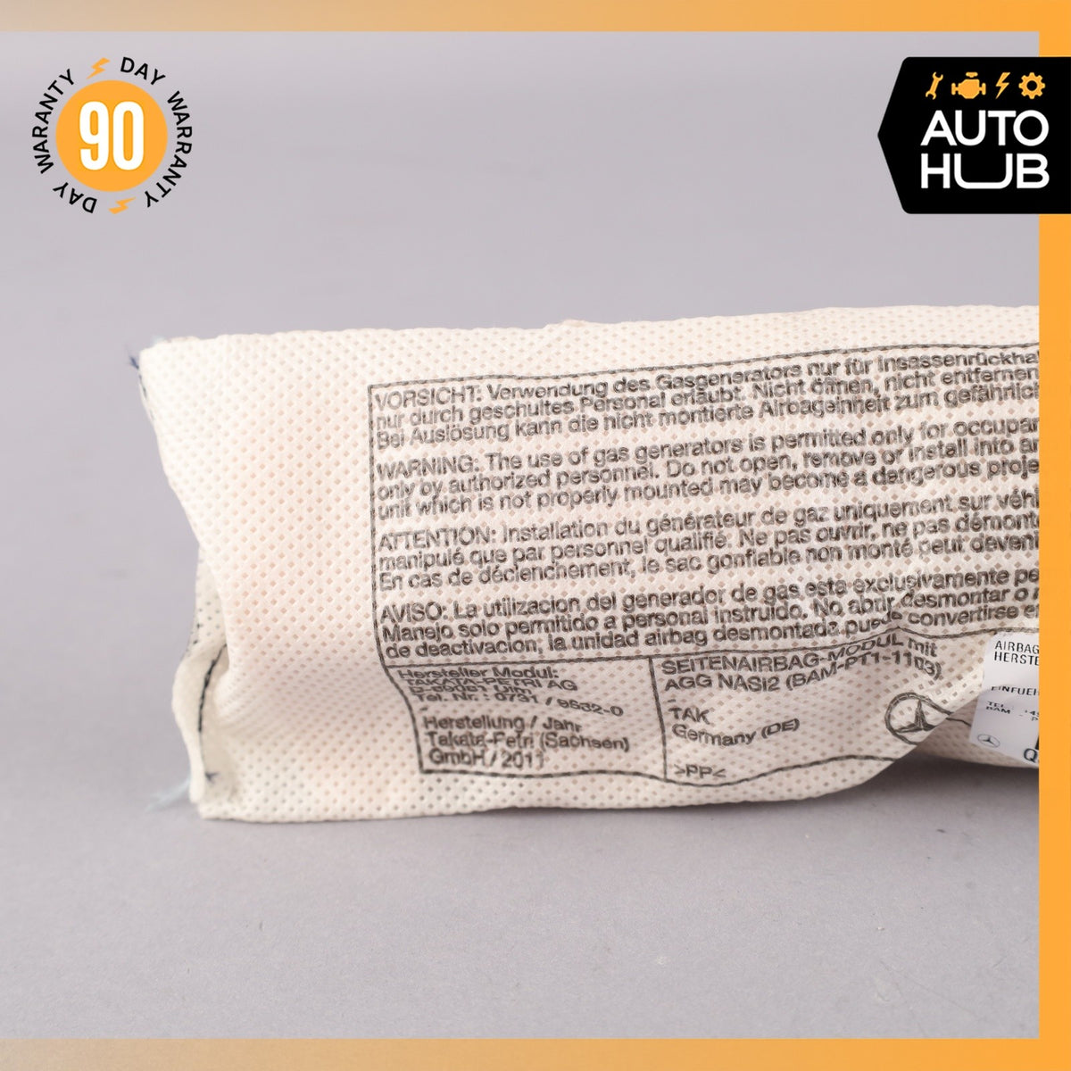 Mercedes W207 E350 C250 E550 Front Right Side Seat Airbag Air Bag OEM - photo 2