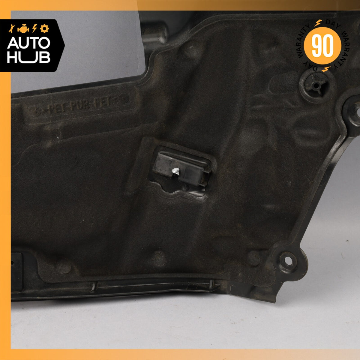15-20 Mercedes W205 C300 M274 Front Left Side Engine Partition Shield OEM 41k - photo 9