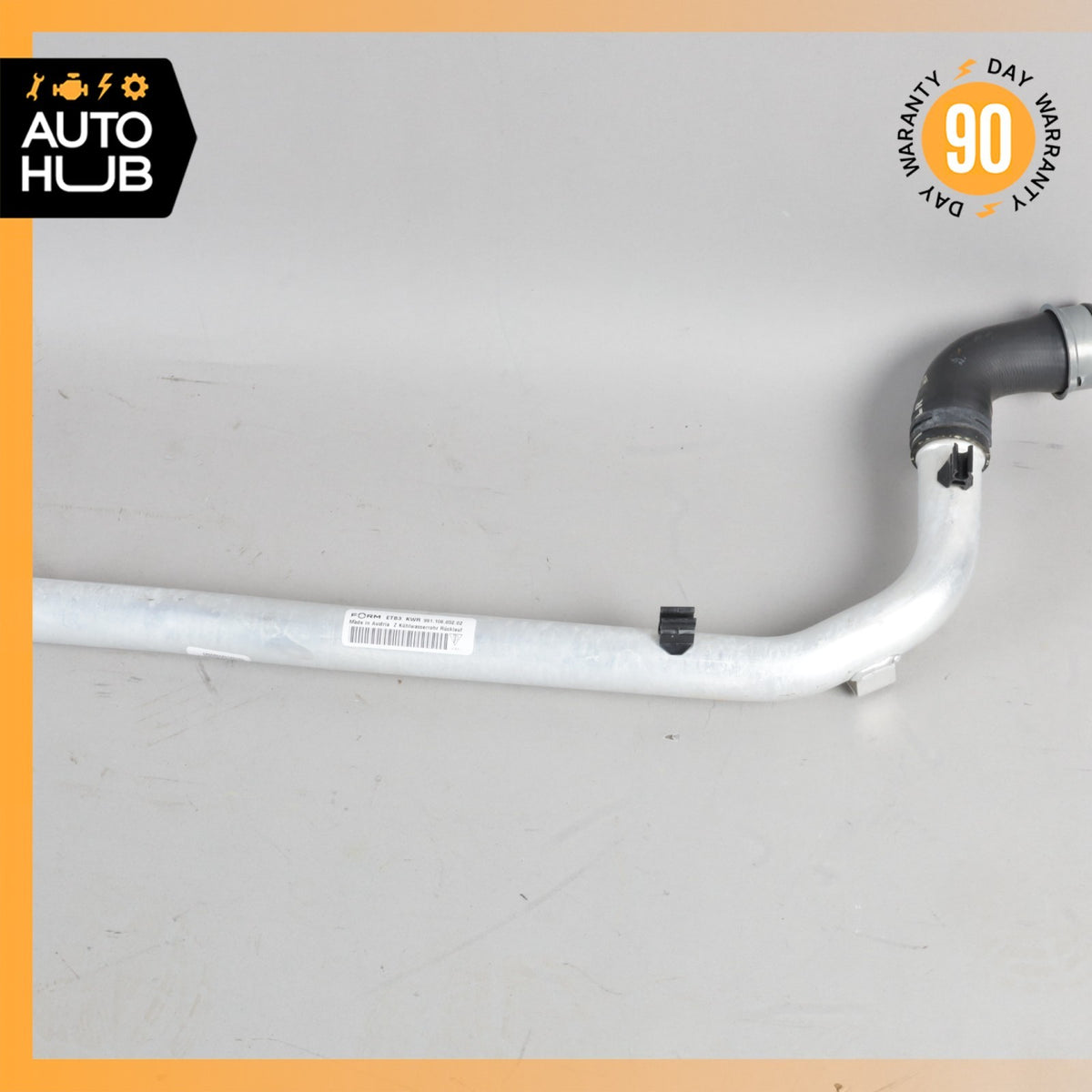 Porsche 991 911 C2S C4S Turbo GT2 GT3 Engine Coolant Return Hose Pipe OEM 24k - photo 3