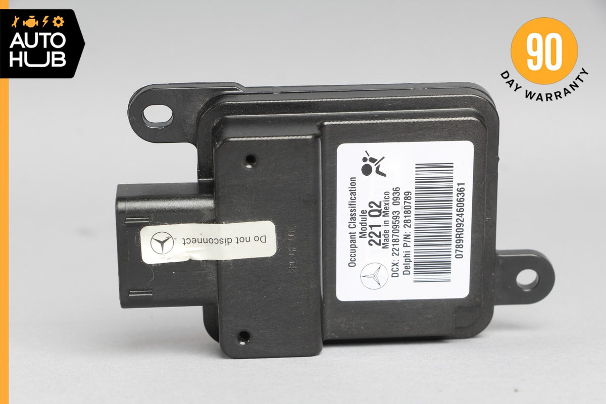 07-13 Mercedes W221 S400 S550 S600 Seat Occupancy Module Sensor 2218709593 OEM - photo 6