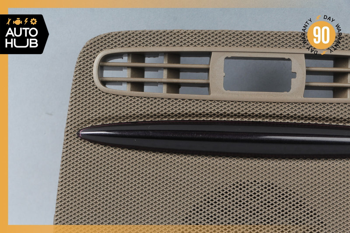 06-13 Mercedes W164 ML550 R350 Dashboard Dash Grille Speaker Cover Brown OEM - photo 3