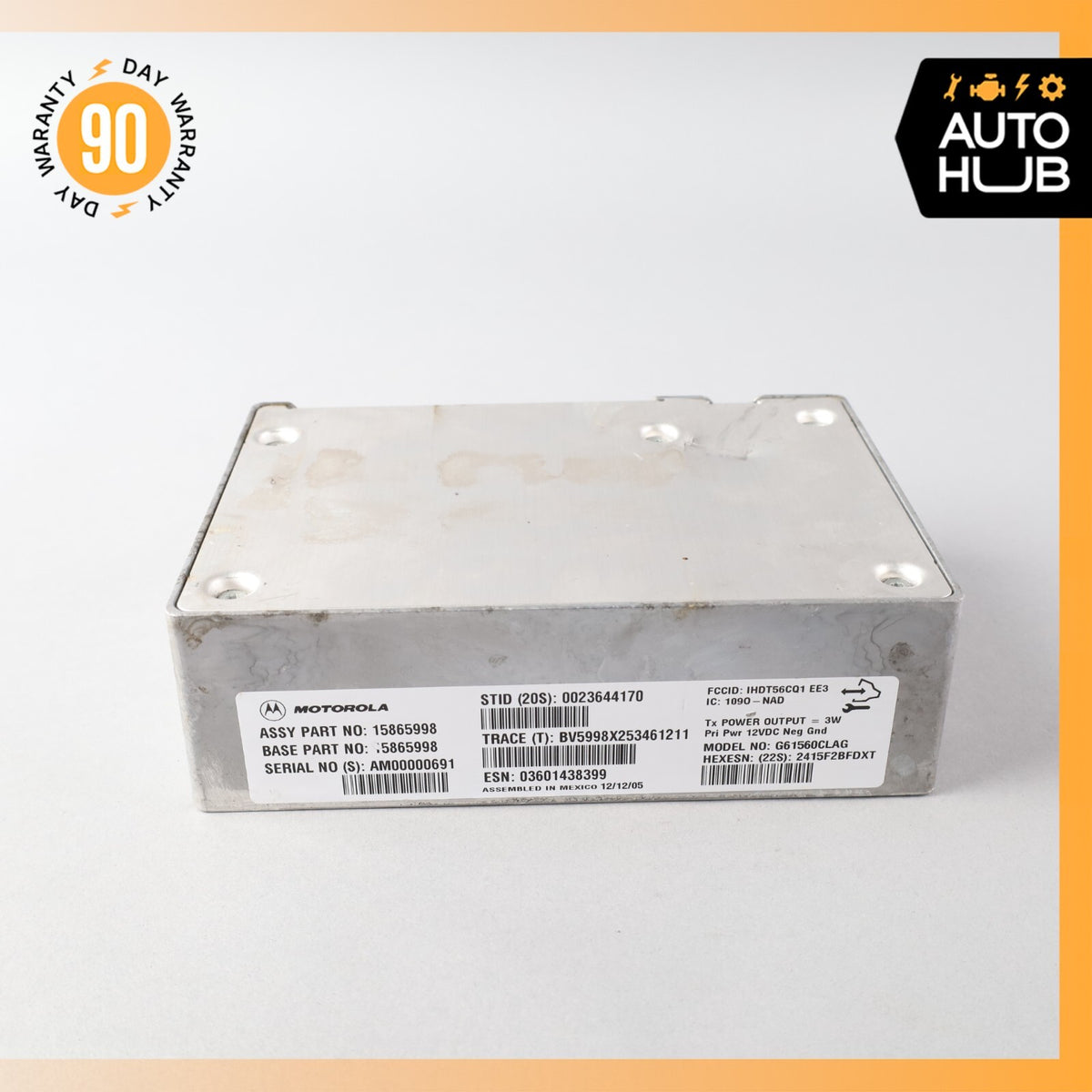 04-06 Cadillac XLR Communication Interface Module 15865998 OEM - photo 2