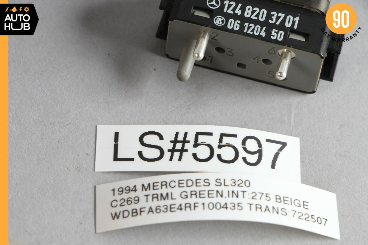 90-02 Mercedes R129 SL320 SL600 Antitheft Alarm Switch Button 1248203701 OEM - photo 6