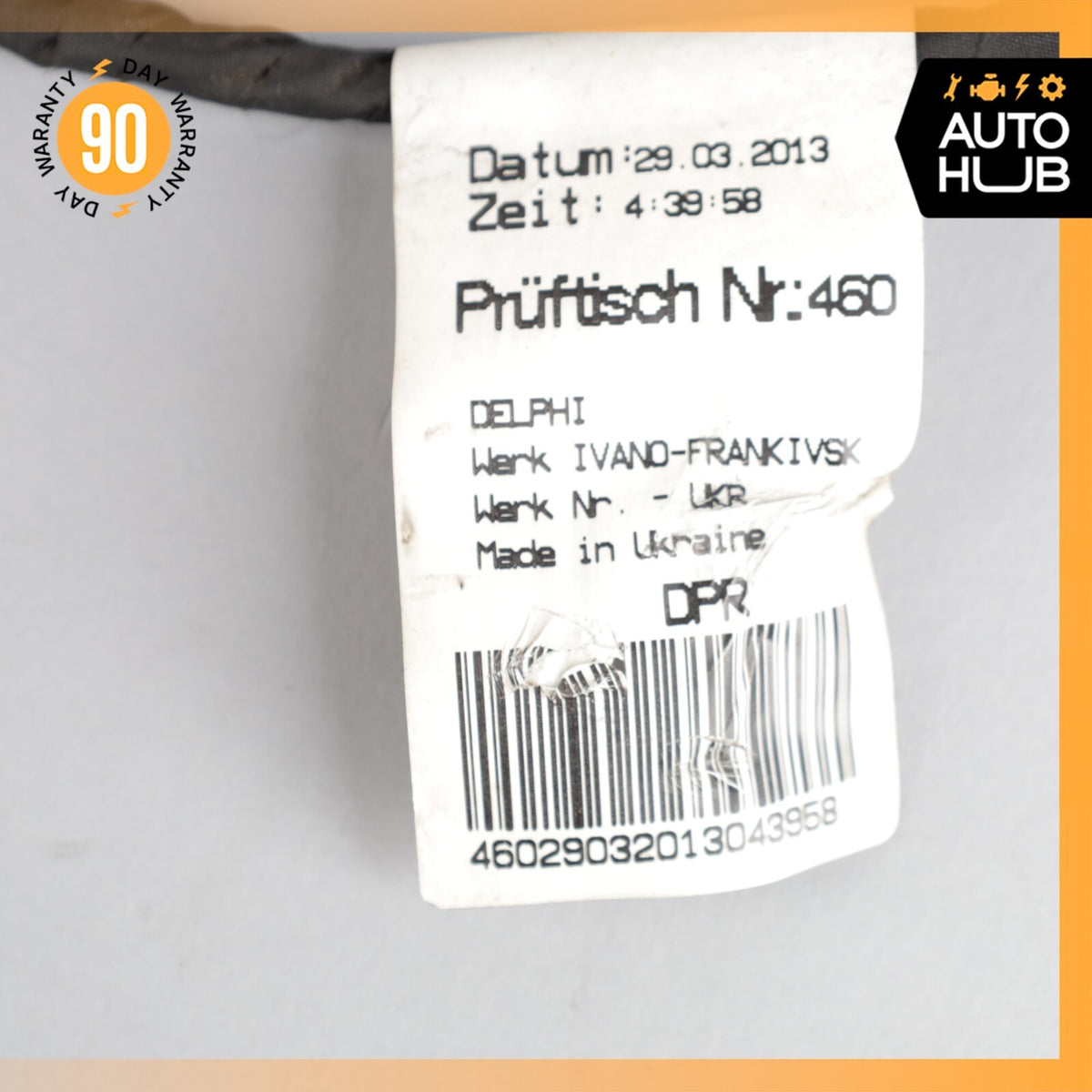 2013 Porsche Cayenne 958 GTS Rear Bumper Wire Harness w/ Parking Sensors OEM - photo 6