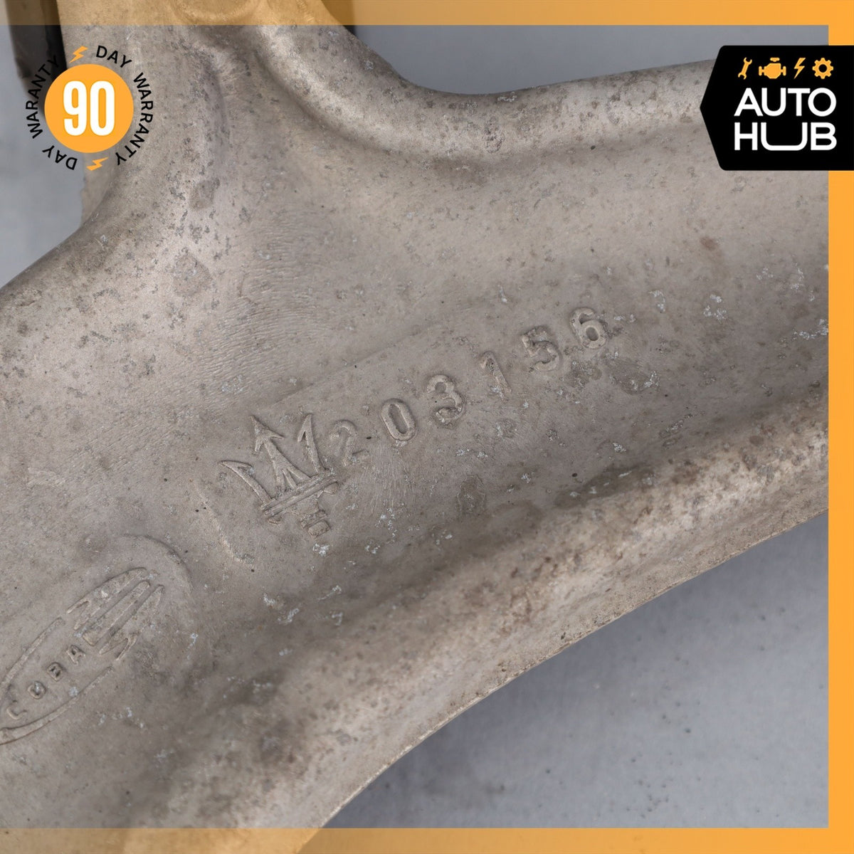 11-19 Maserati GranTurismo S M145 Rear Right Upper & Lower Control Arm Set OEM - photo 9