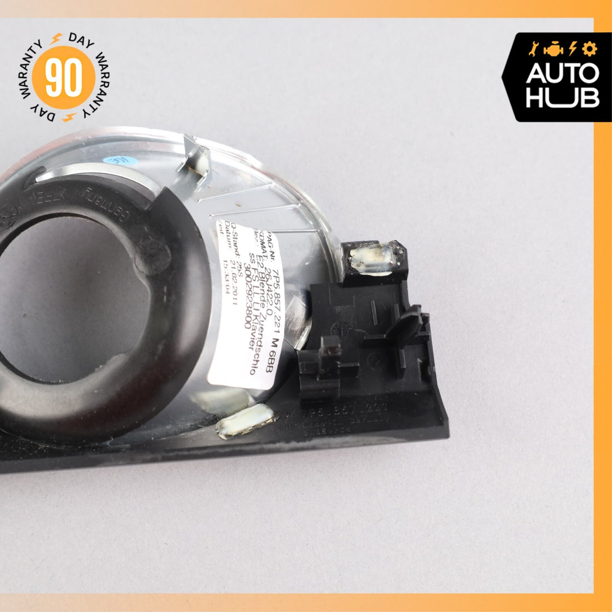11-18 Porsche Cayenne 958 Dashboard Ignition Switch Cover Trim OEM - photo 6