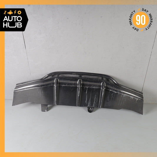 17-23 Mercedes W205 C63 AMG Sport Rear Bumper Cover Diffuser Carbon Fiber - photo 1
