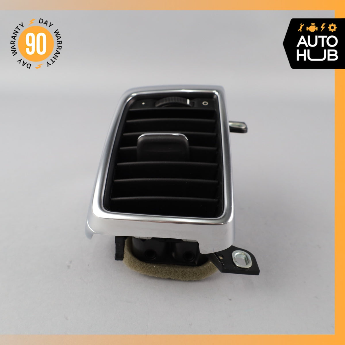 Porsche Panamera 970 Rear Left Console A/C Air Vent Grill Silver OEM - photo 5