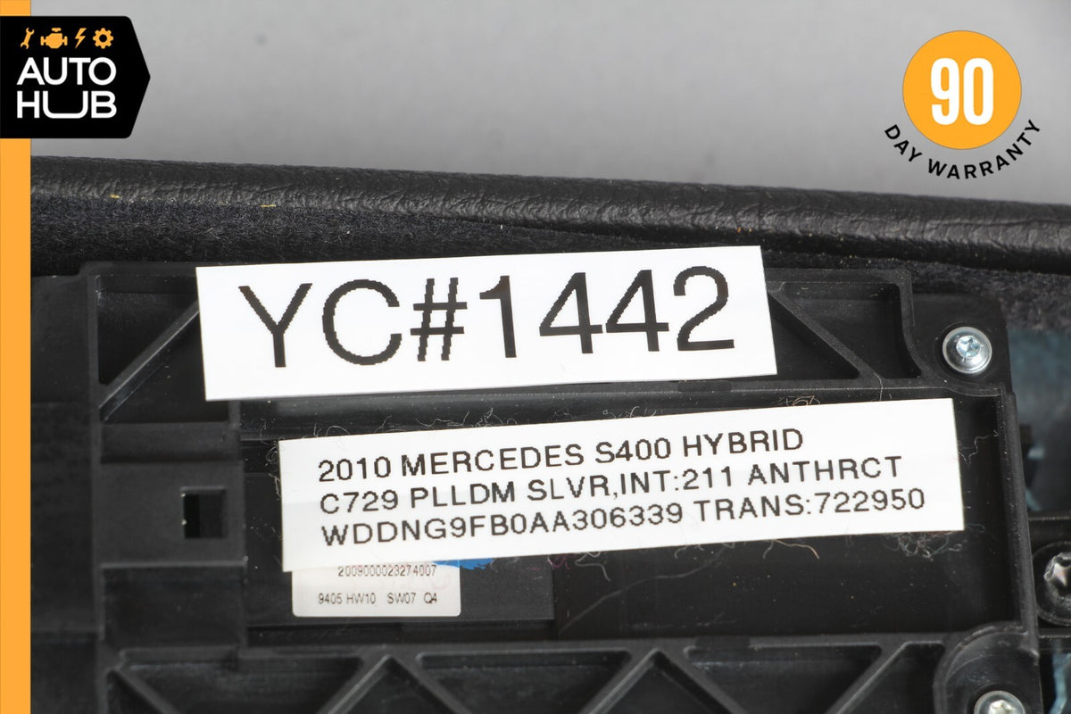 10-13 Mercedes W221 S400 S550 Rear Left Driver Window Control Switch Black OEM - photo 12