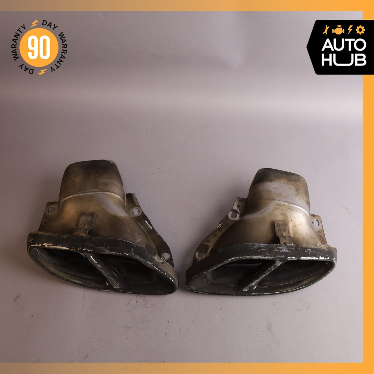 Mercedes W213 E43 AMG M276 Left & Right Side Exhaust Mufflers Tips Set OEM 77k - photo 5