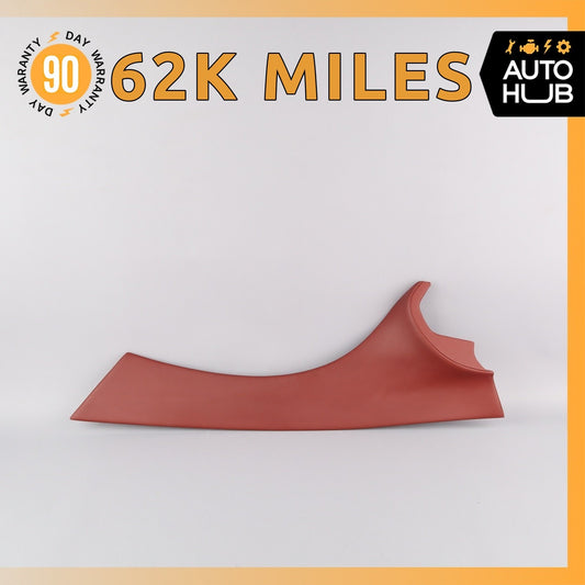 Mercedes R230 SL550 Right Side Center Console Molding Trim Cover Red OEM - photo 1