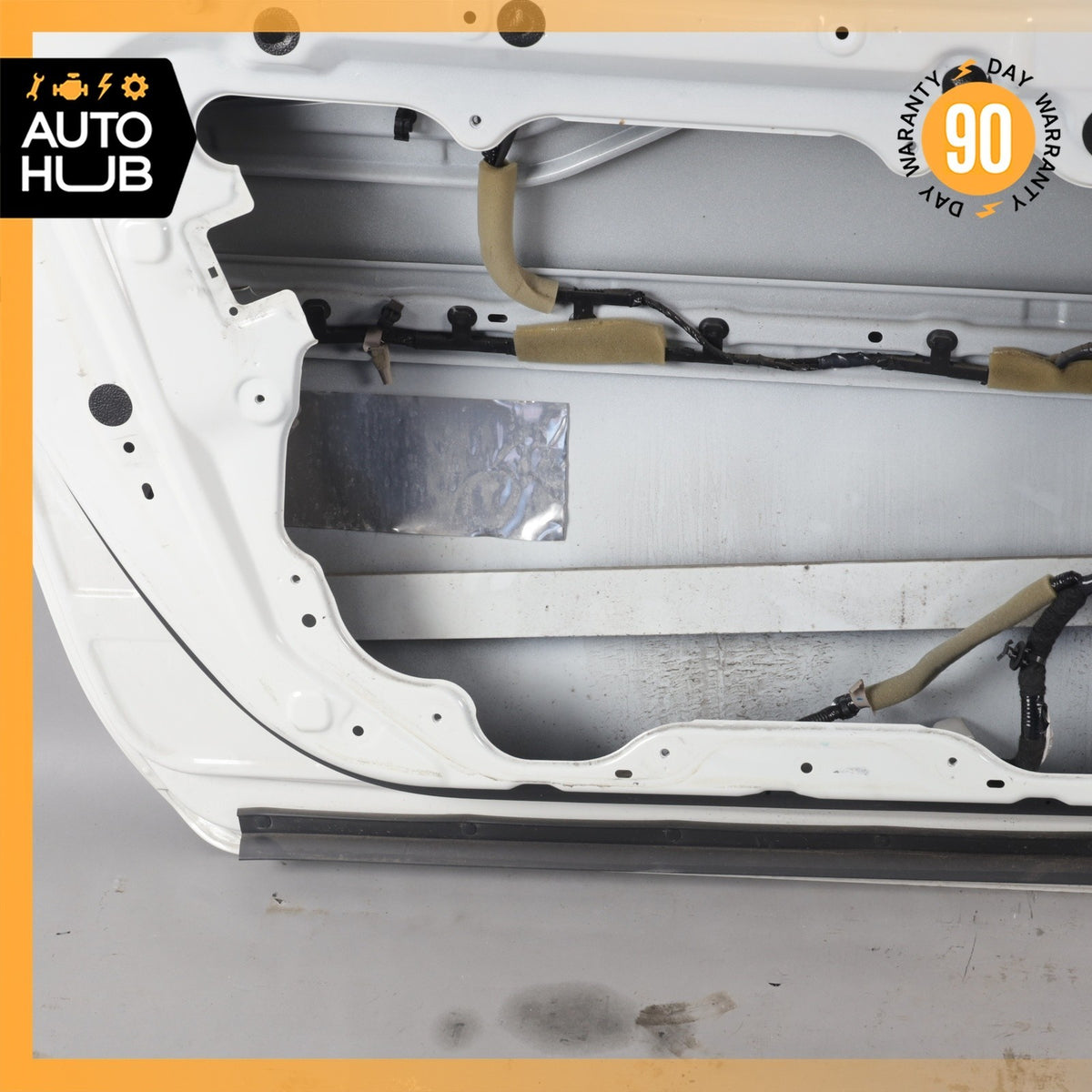 17-22 Infiniti Q60 Left Driver Side Door Shell Frame Panel White OEM 71k - photo 18