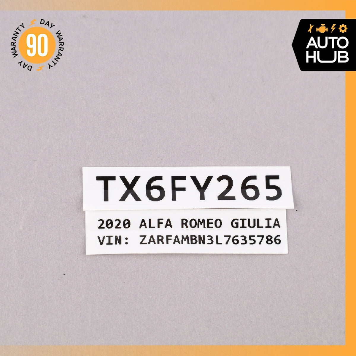 17-24 Alfa Romeo 952 Giulia Front Left or Right Seat Headrest Head Rest OEM 47k - photo 15