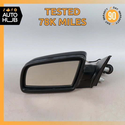 08-10 BMW E60 528i 535i 550i Left Rear View Door Mirror Blue OEM 78k - photo 1