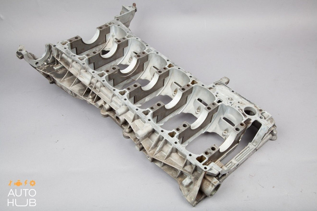 01-02 Mercedes W220 S600 CL600 V12 Lower Block Oil Pan 1370140301 OEM - photo 7
