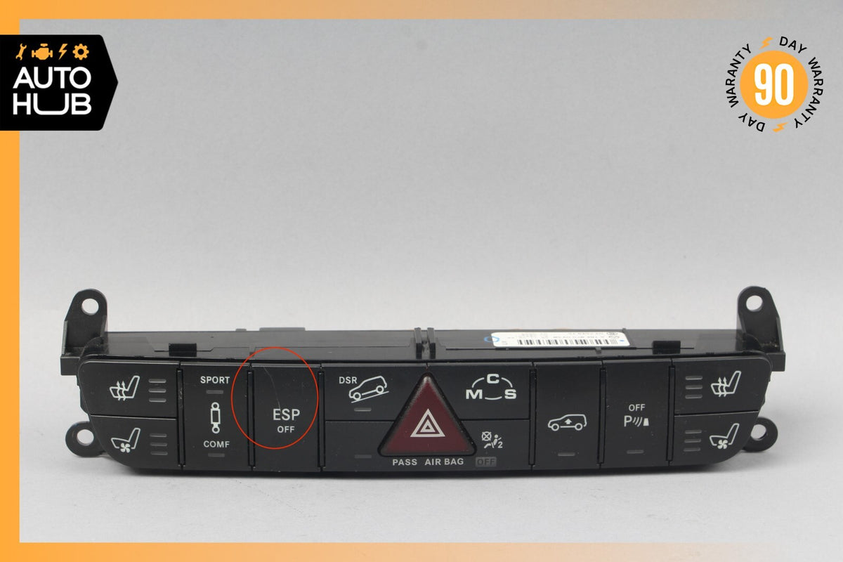 07-11 Mercedes W164 ML63 AMG Center Console Control Switch Panel 1648700358 OEM - photo 1