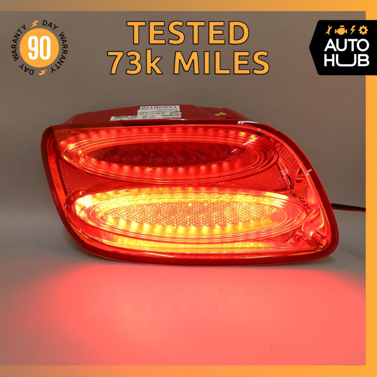 12-13 Bentley Continental GT GTC Left LED Tail Light Lamp 3W3945095N OEM 73k - photo 1