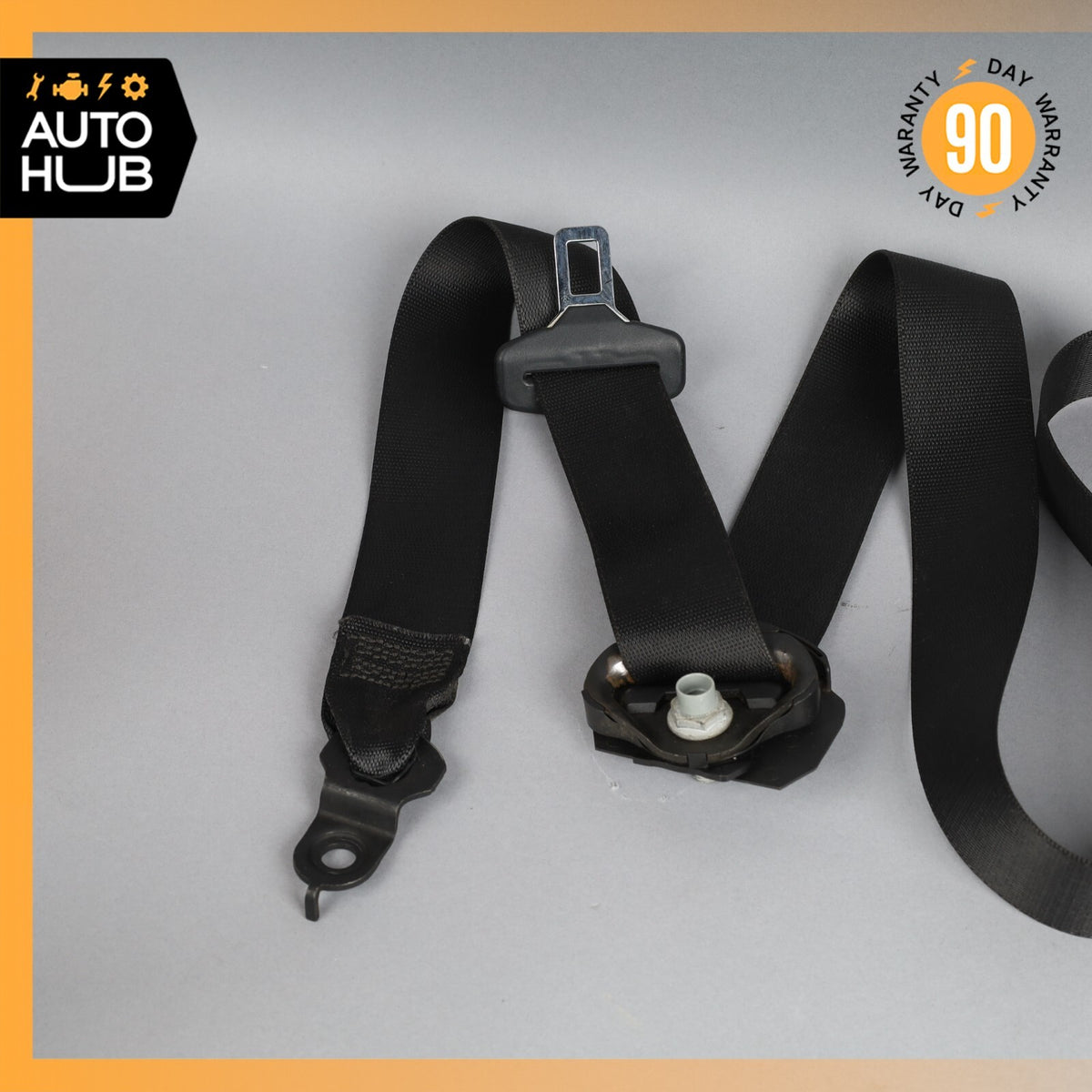 07-09 Mercedes W211 E550 E350 CLS550 Front Left Driver Side Seat Belt Black OEM - photo 6