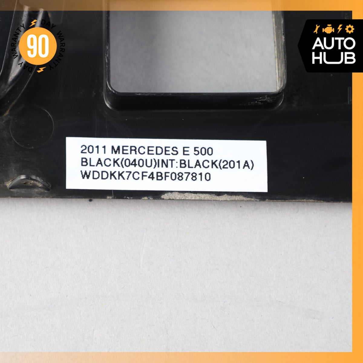 11-17 Mercedes W207 E550 E350 Trunk Lid Tailgate Handle Trim Black OEM - photo 9