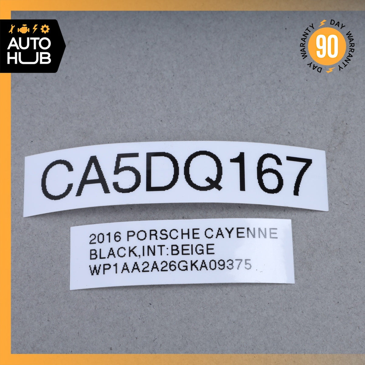 Porsche Cayenne 958 High Tone Note Signal Horn 7P5951184E OEM - photo 8