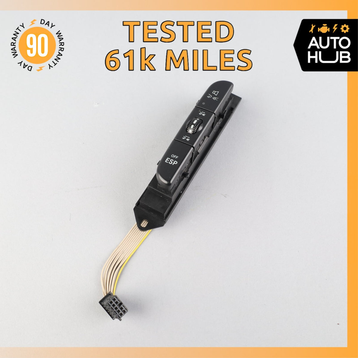 03-08 Mercedes R230 SL550 SL55 AMG Console ESP Distronic Control Switch OEM 61k - photo 1