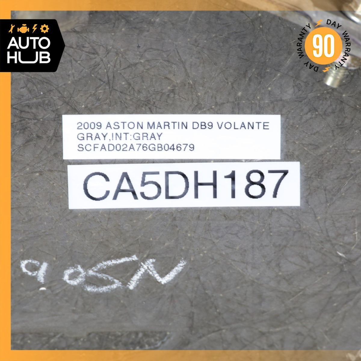 Aston Martin DB9 Volante Rear Left Side Interior Door Panel Blue OEM 34k - photo 21