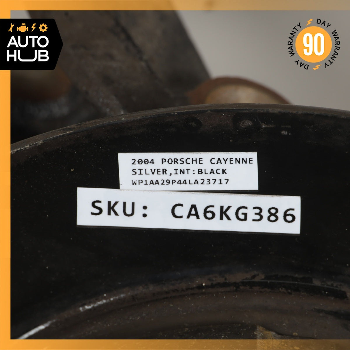 Porsche Cayenne 955 Rear Right Side Spindle Knuckle Hub w/ Shield OEM - photo 16