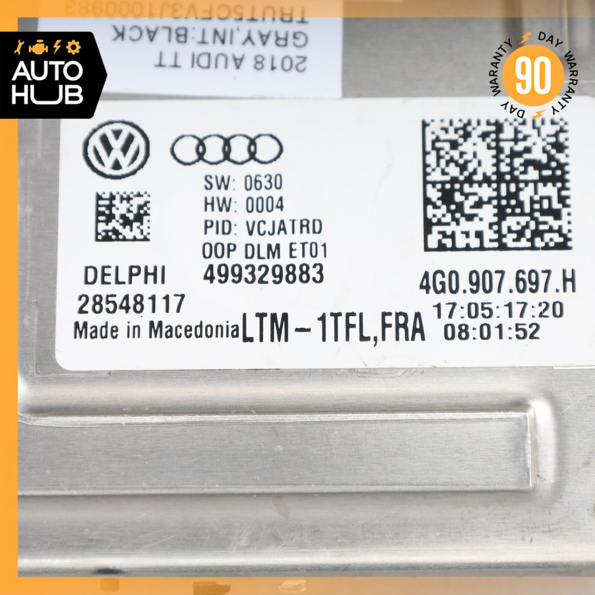 16-23 Audi 8S TT A6 A7 Headlight Xenon Ballast Control Module OEM 54k - photo 8