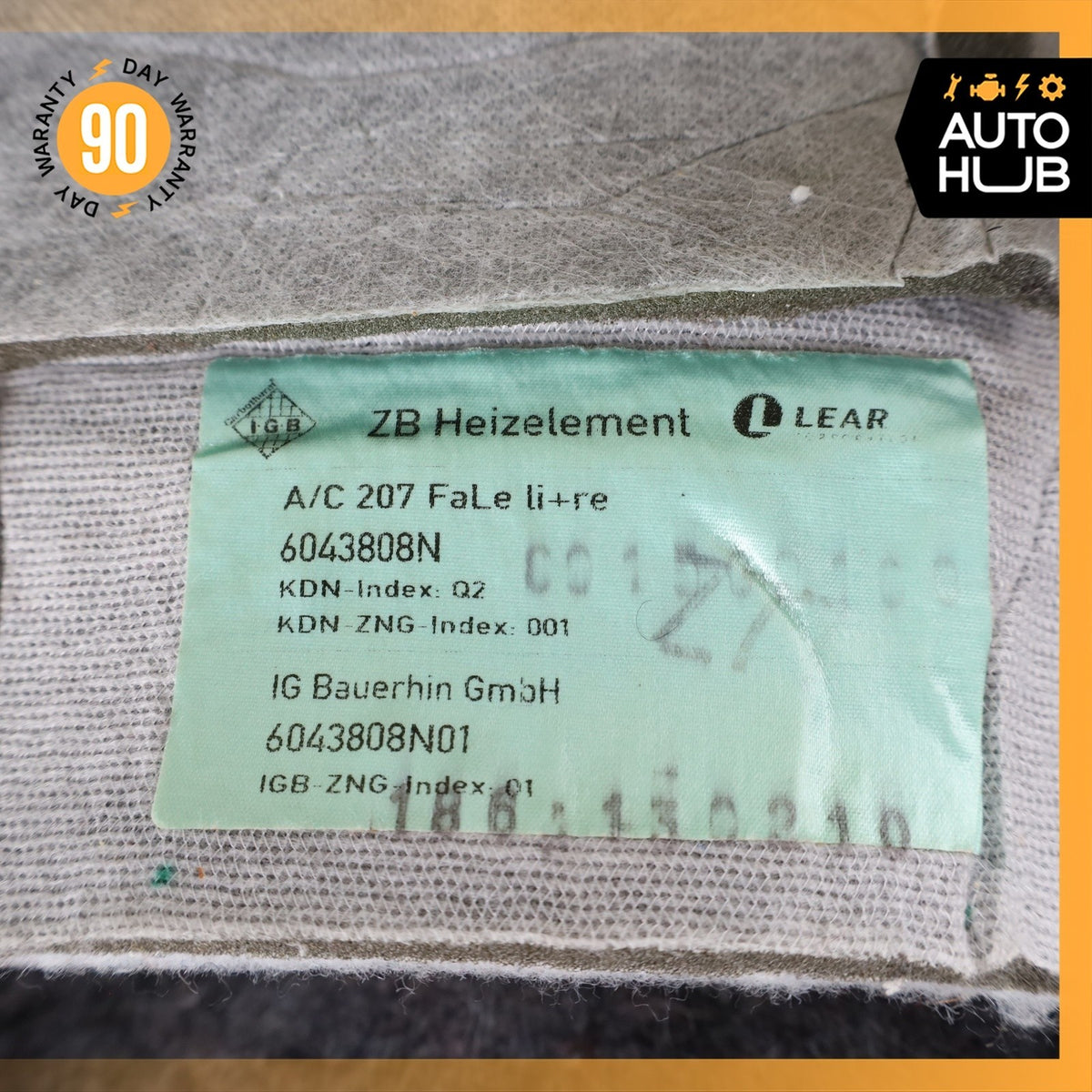 10-17 Mercedes W207 E550 E400 E350 Front Right Side Seat Cushion Upper OEM - photo 16