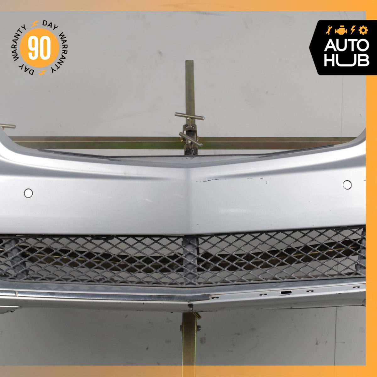 10-13 Mercedes W221 S400 S550 Base Front Bumper Cover Assembly Silver OEM 92k - photo 4