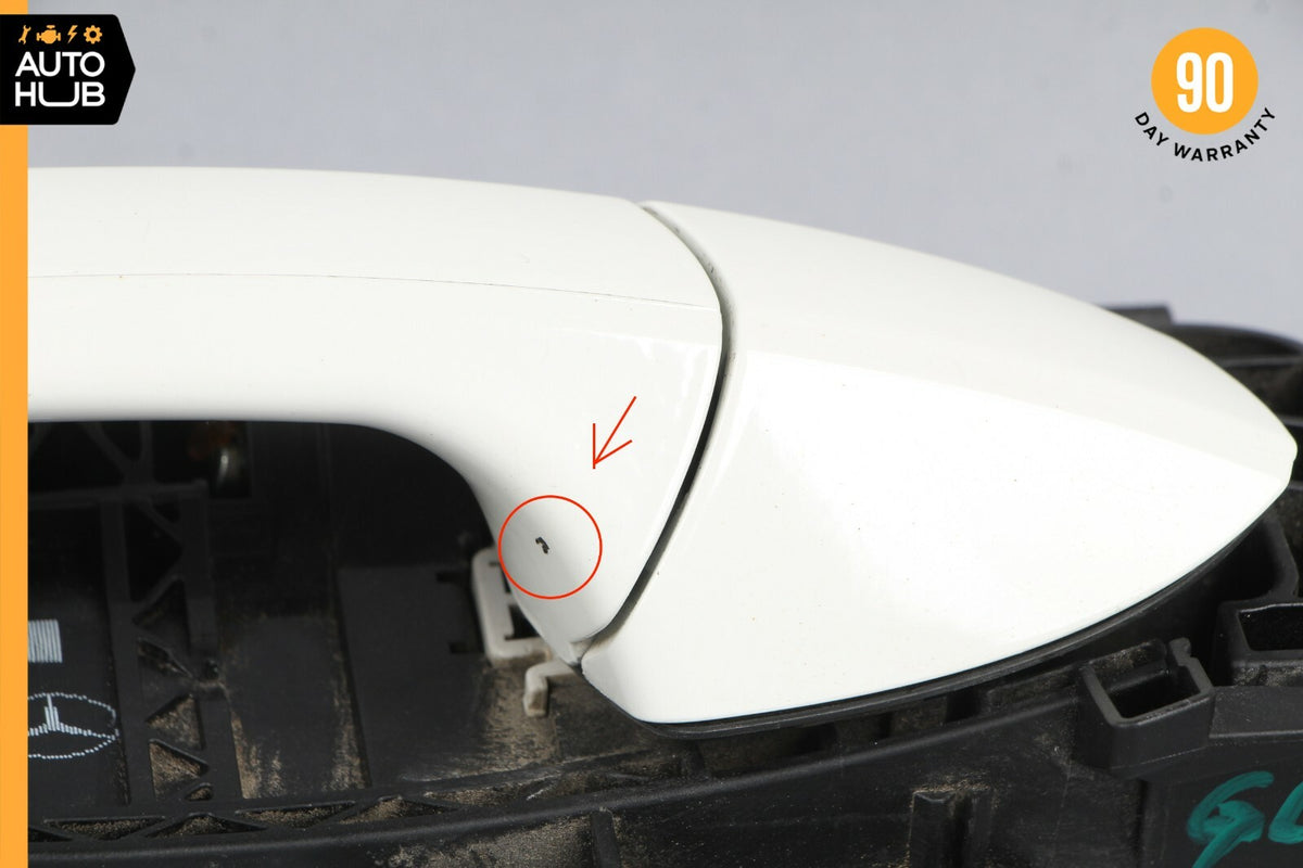 10-15 Mercedes X204 GLK350 GLK250 Front Right Side Exterior Door Handle White - photo 2