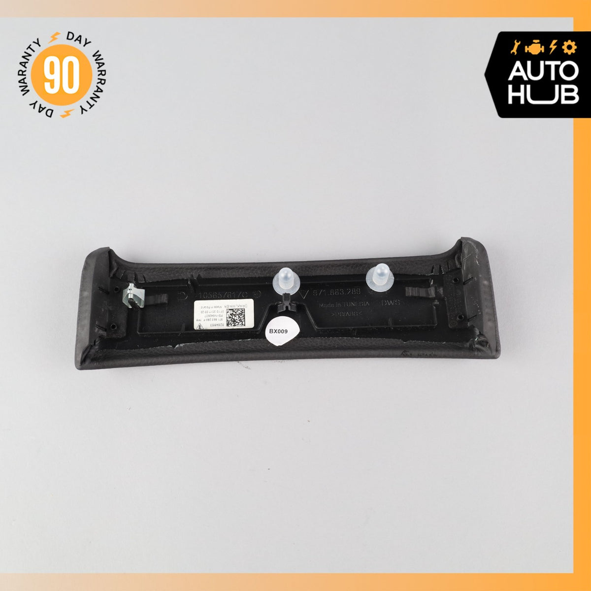 Porsche Panamera 971 Rear Center Console Cover Panel Trim Black OEM - photo 4