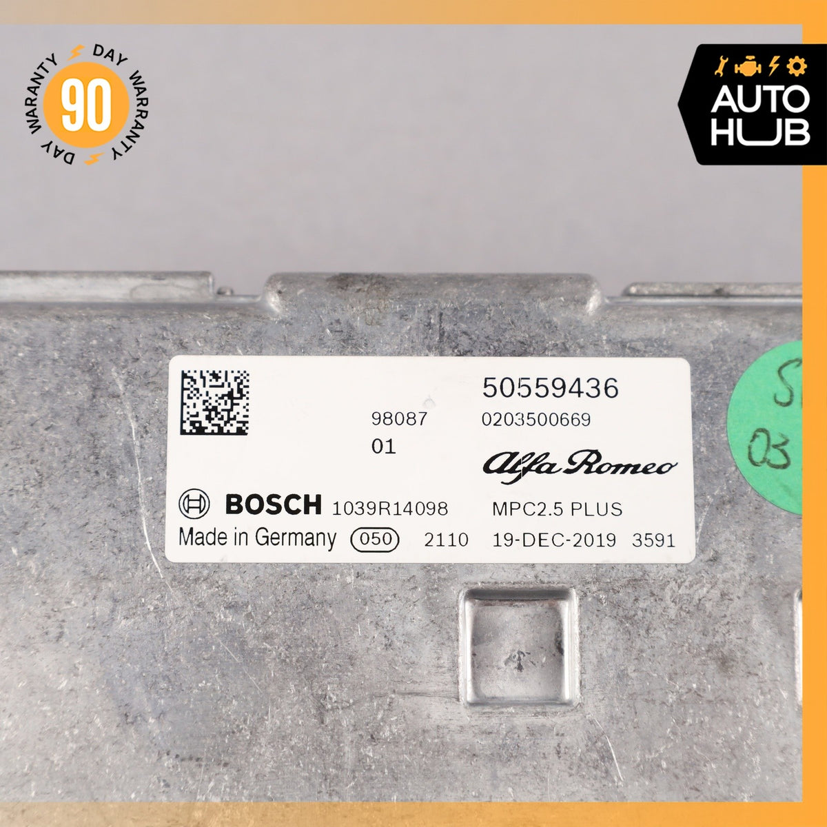 17-23 Alfa Romeo 952 Giulia 949 Stelvio Active Lane Assist Front Camera OEM 49k - photo 9