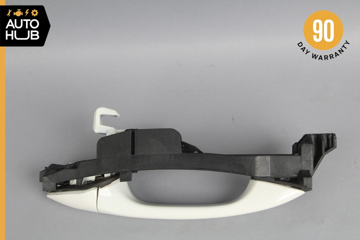 03-09 Mercedes W211 E350 E550 Exterior Door Handle Rear Left Side White OEM - photo 5