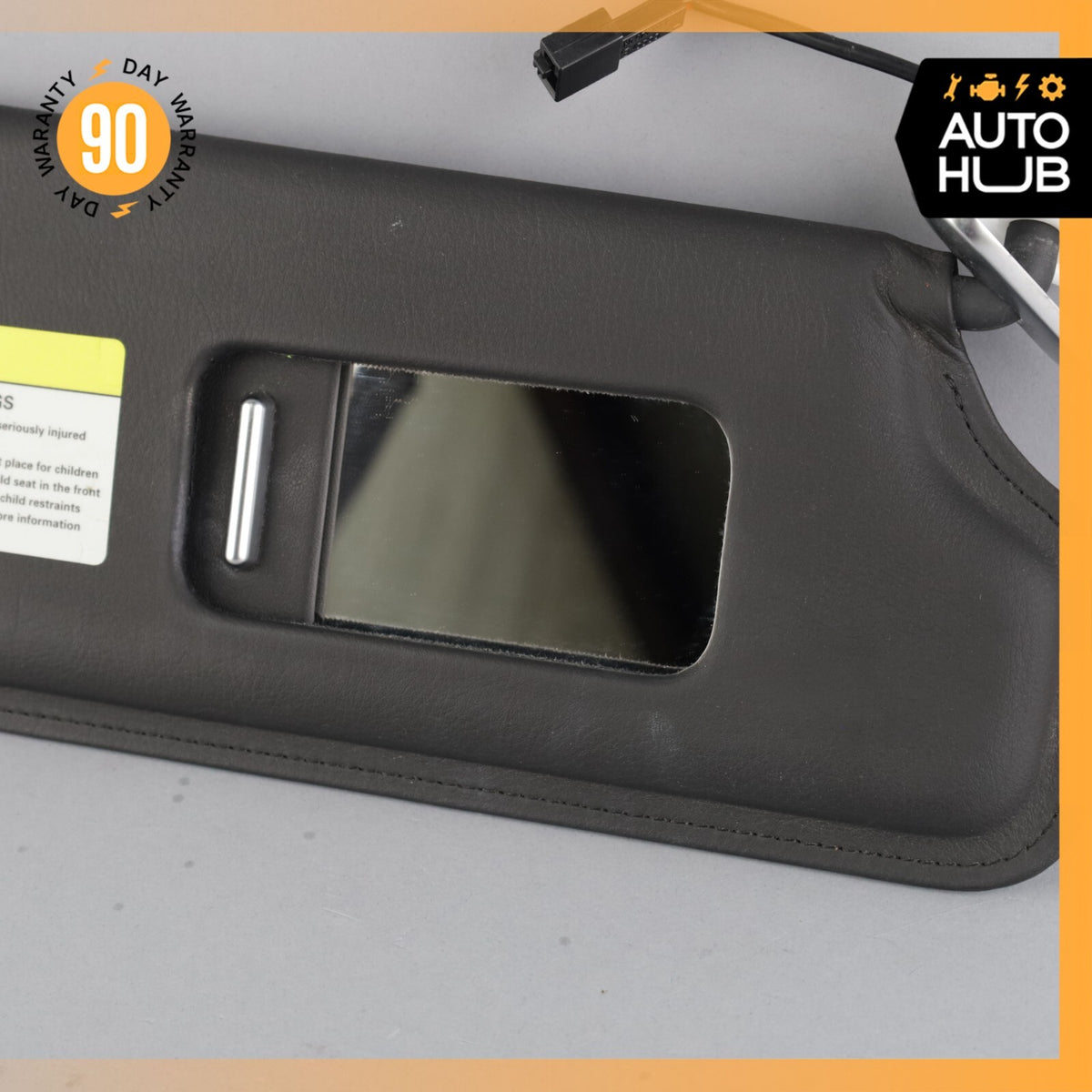 03-18 Bentley Continental GTC GT Right Side Sun Visor Shade Sunvisor OEM 52k - photo 12