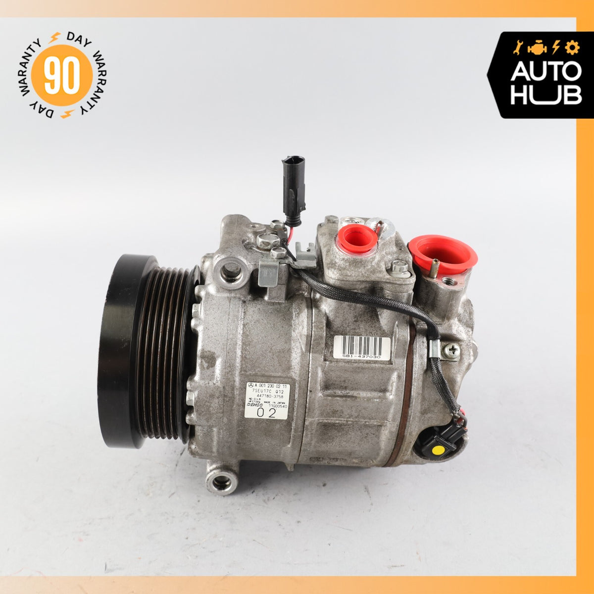 03-06 Mercedes R230 SL500 SL55 AC A/C Air Conditioning Compressor 0012300211 OEM - photo 3