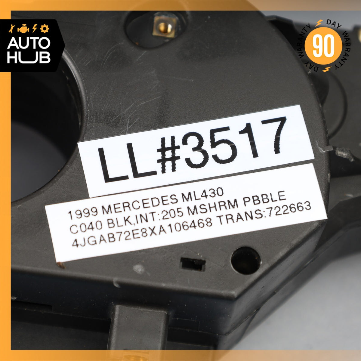 98-01 Mercedes W163 ML430 ML500 Steering Column Control Switch 0015407645 OEM - photo 15