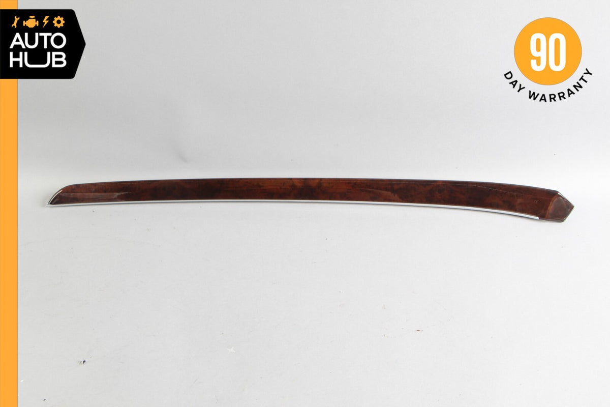 10-13 Mercedes W221 S400 S550 Front Left Driver Side Door Panel Trim Wood OEM - photo 1